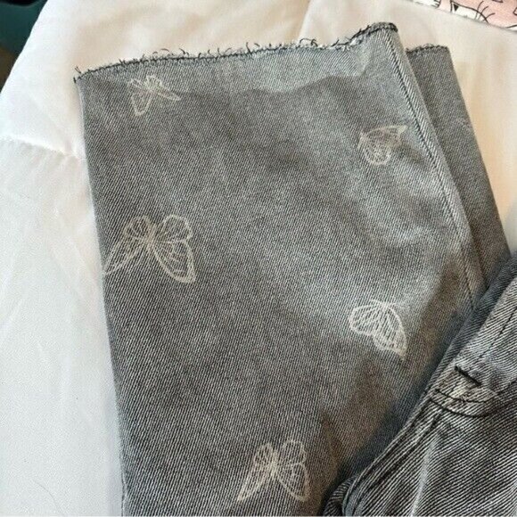 Simple Society Ankle Straight Super High Rise Jeans Size 27 - Picture 6 of 10